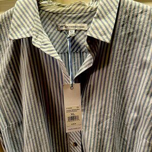 Southern Tide-NWT-1930 Boat Blue W Franca Tie Dress, size XL